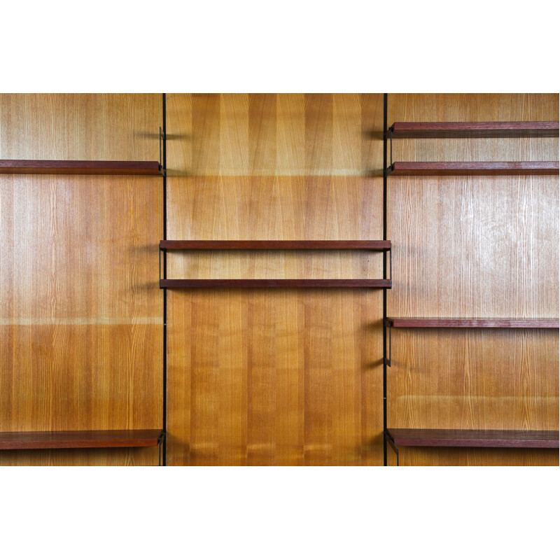 Vintage 'Japanese Series' Wall Unit, Cees Braakman for Postoe Netherlands 1950s