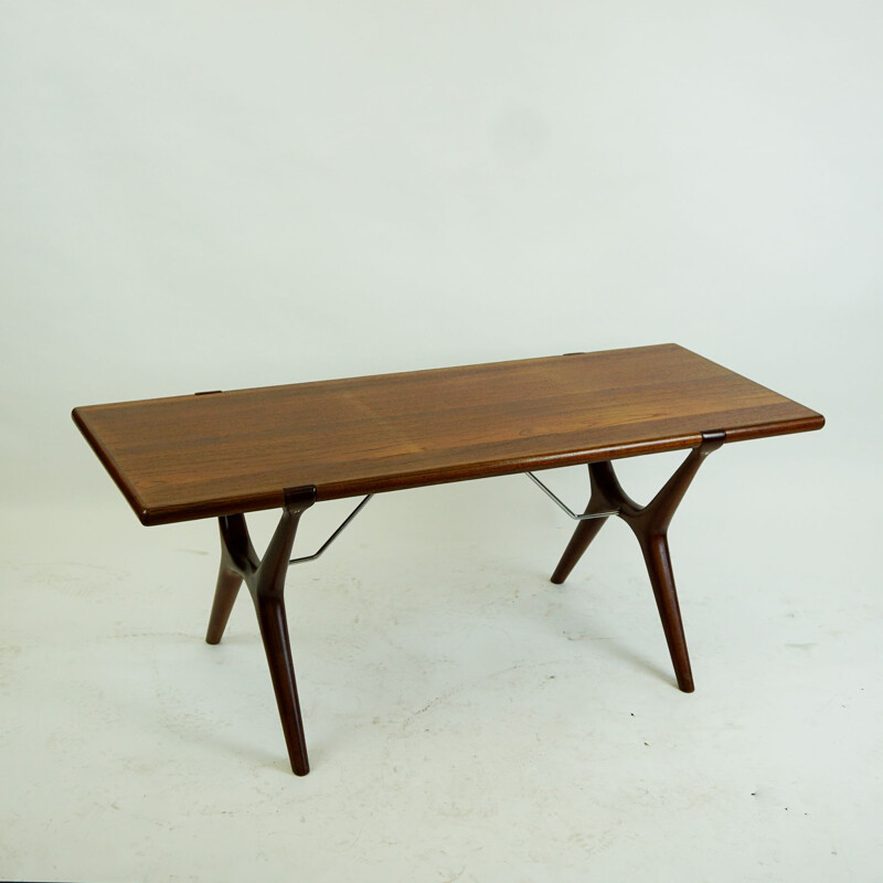 Vintage teak coffee table by Karl Erik Ekselius for J.O.C. Vetlanda, 1960