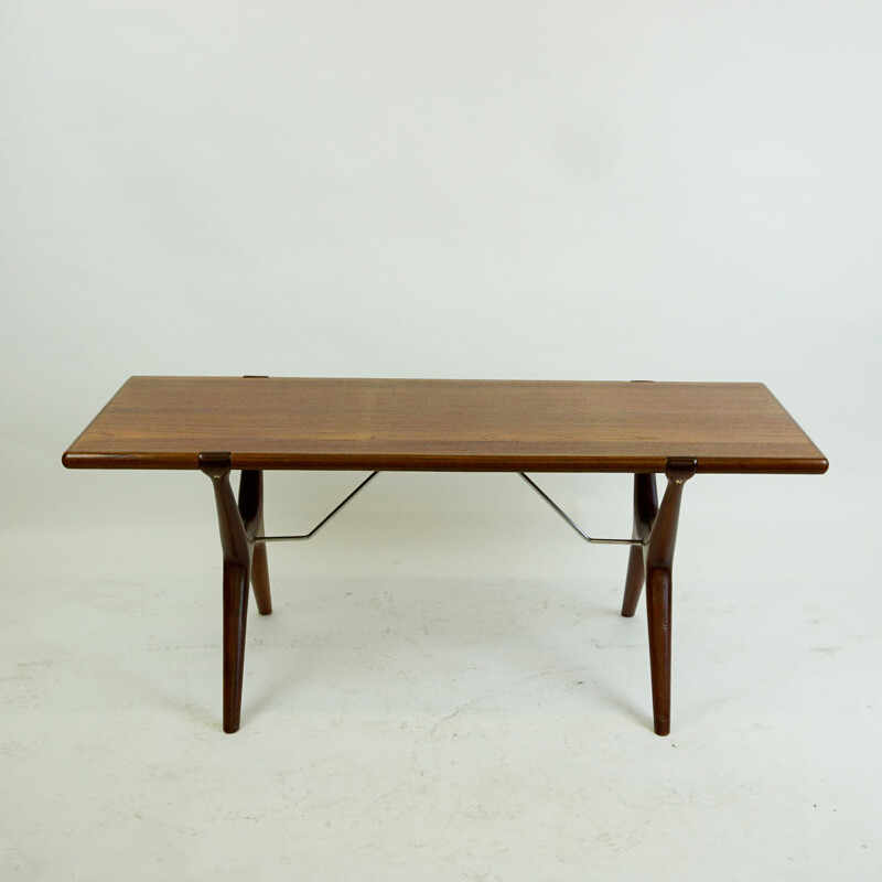 Mesa de centro vintage de teca de Karl Erik Ekselius para J.O.C. Vetlanda, 1960