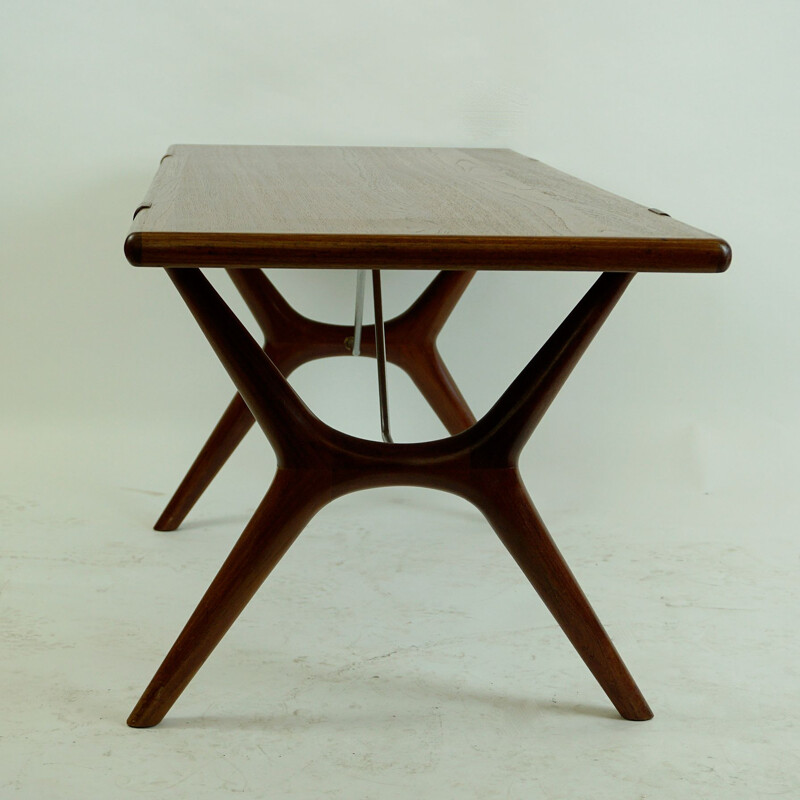 Vintage teak coffee table by Karl Erik Ekselius for J.O.C. Vetlanda, 1960