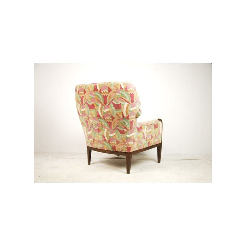 Vintage fabric armchair, Pop Art, Danish, 1960