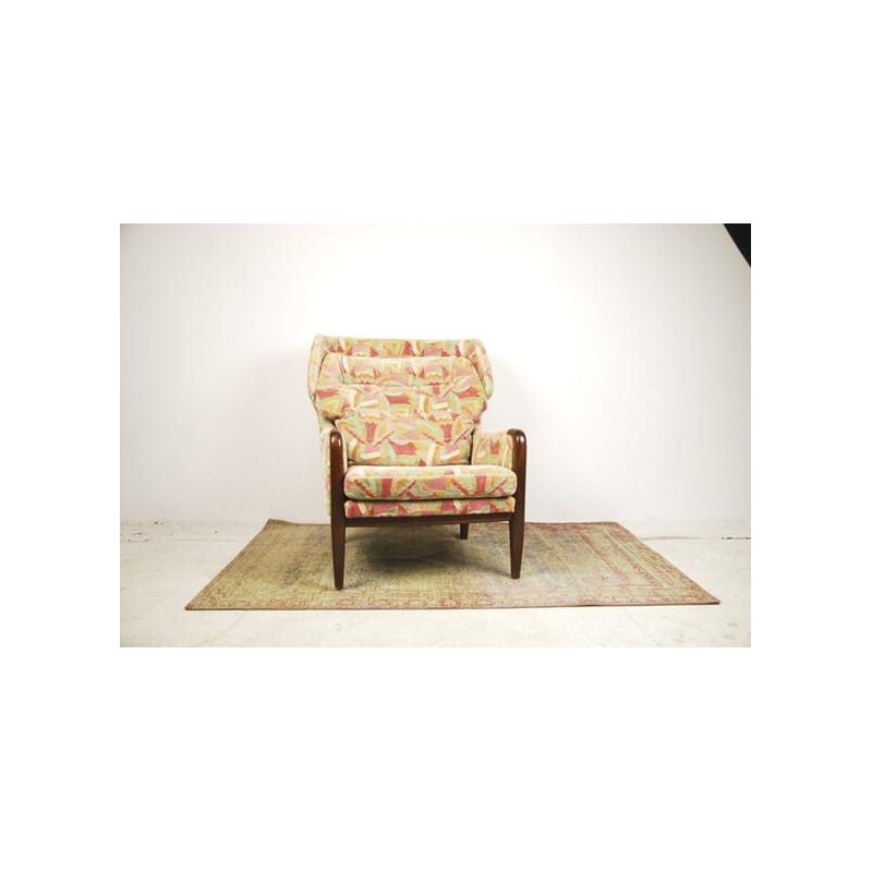 Vintage fabric armchair, Pop Art, Danish, 1960