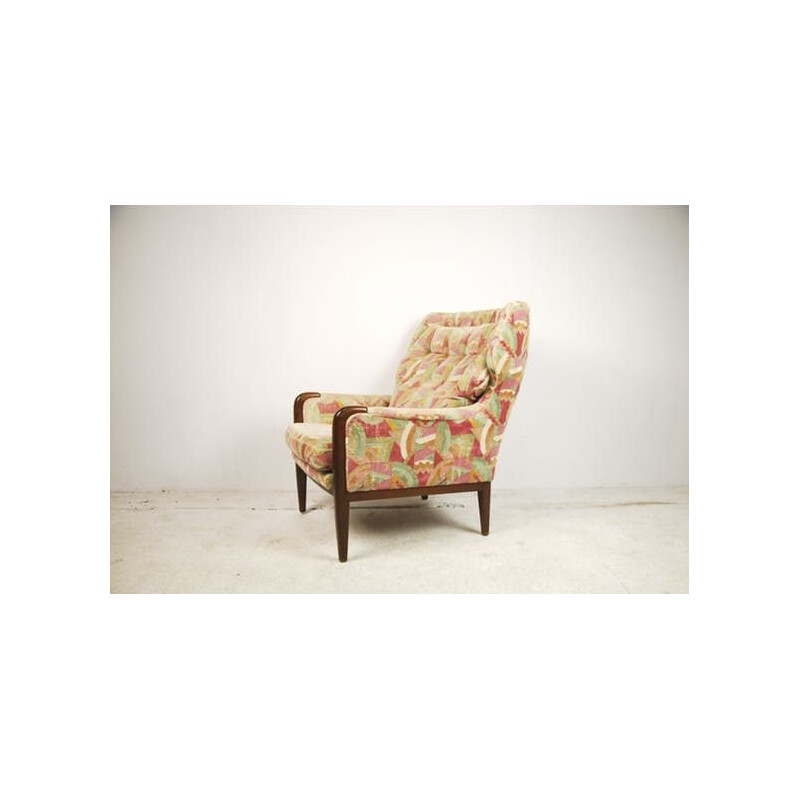 Vintage fabric armchair, Pop Art, Danish, 1960