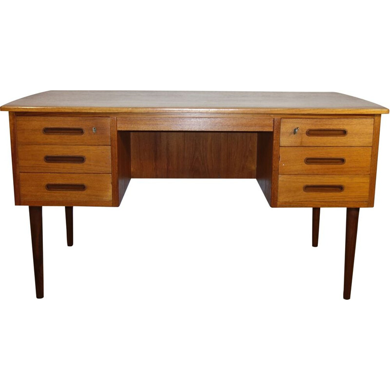 Bureau vintage boomerang en teck scandinave 1960