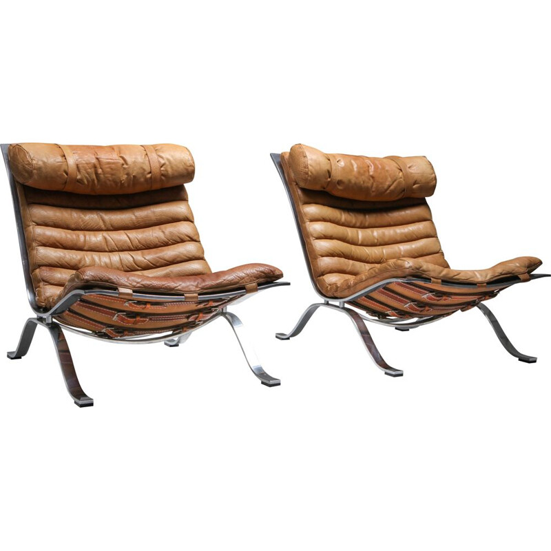 Pair of Vintage Lounge Chairs 'Ari' by Arne Norell AB Arne Norell 1960s