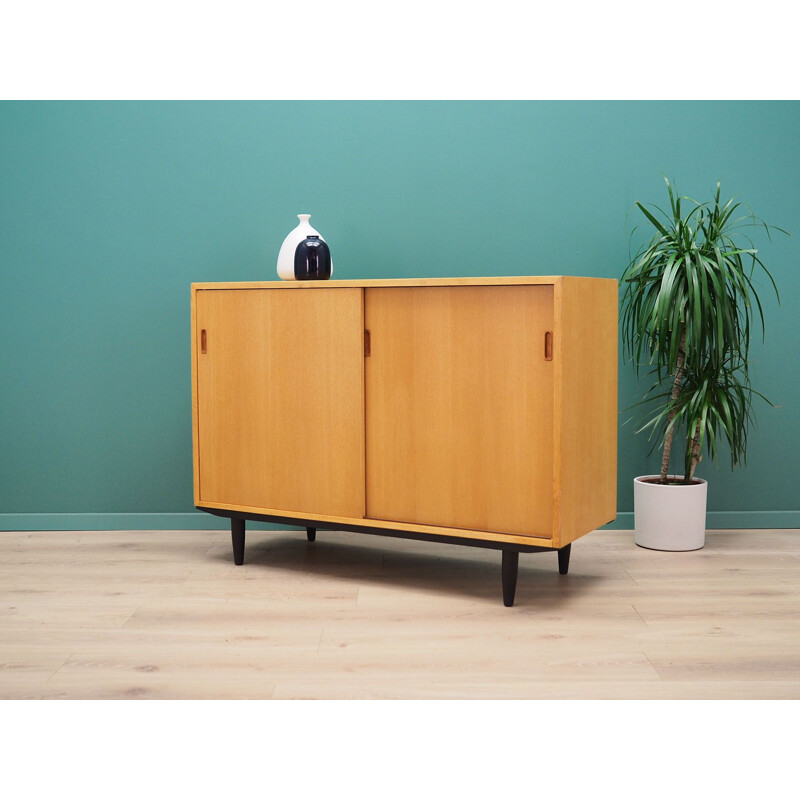 Vintage sideboard in ash wood, Danish 1960