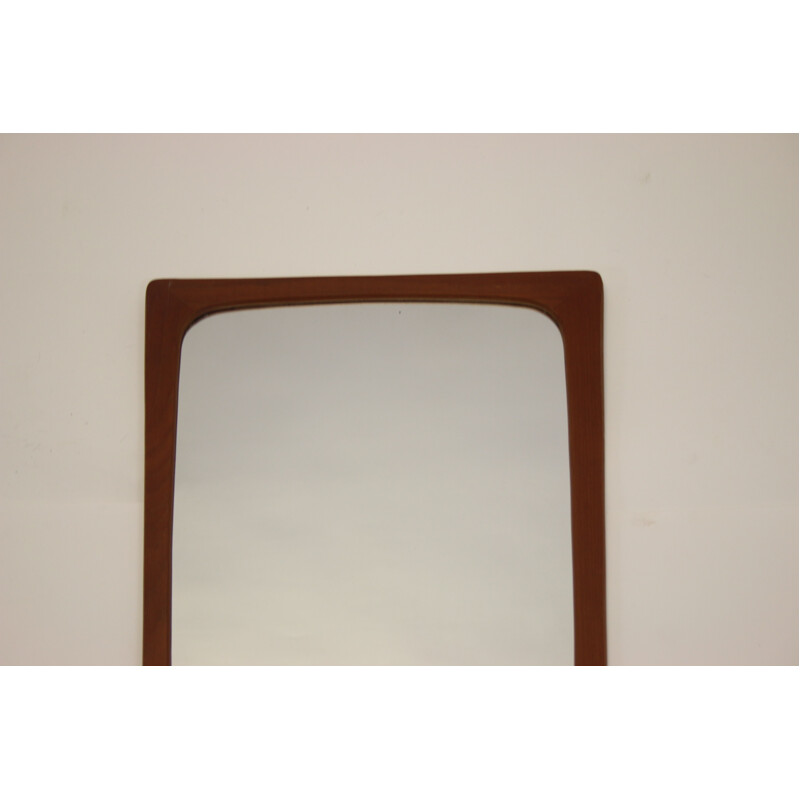 Grand miroir vintage en teck, Danois