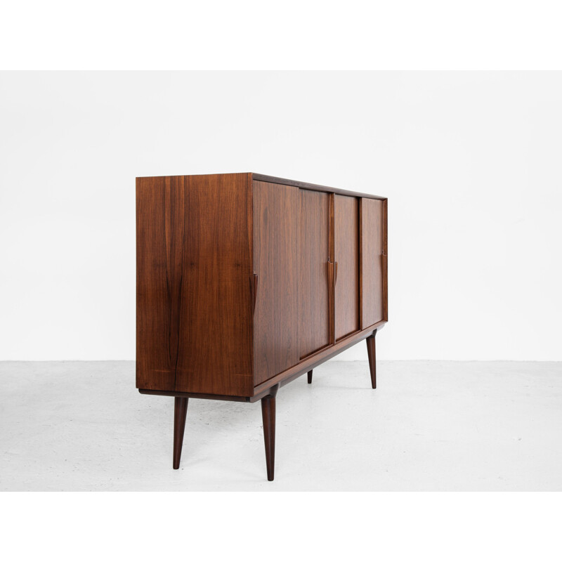 Vintage palisander sideboard Model 19 by Omann Jun, Denmark 1960