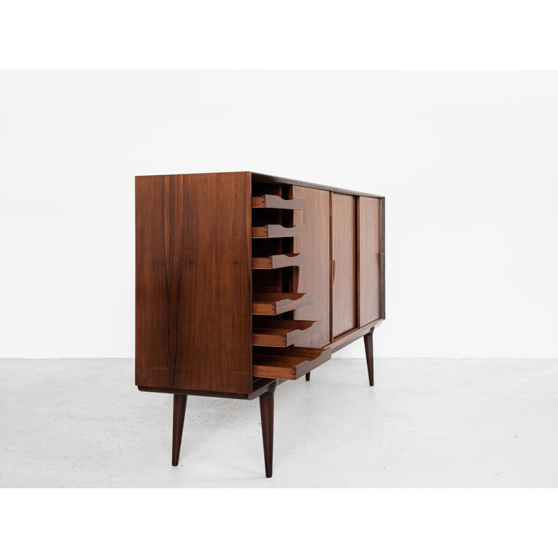 Vintage palisander sideboard Model 19 by Omann Jun, Denmark 1960