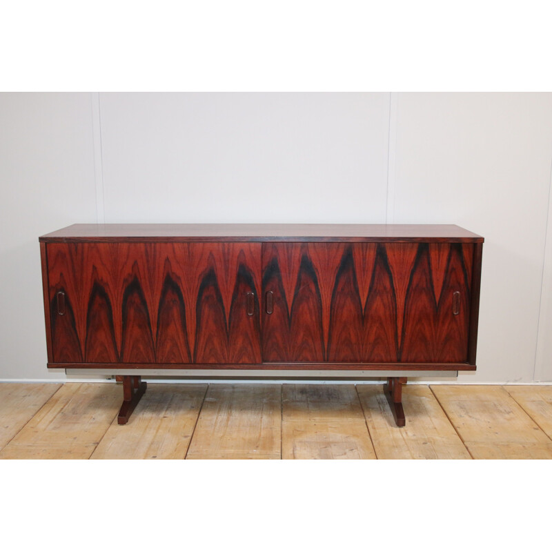 Vintage sideboard with rosewood sliding doors, Denmark 1960