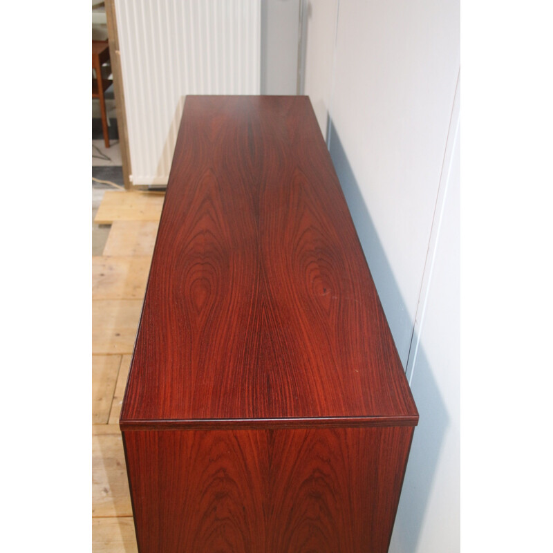 Vintage sideboard with rosewood sliding doors, Denmark 1960