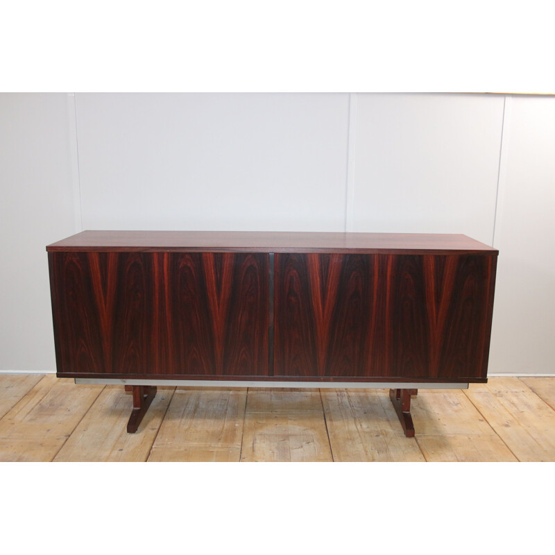 Vintage sideboard with rosewood sliding doors, Denmark 1960