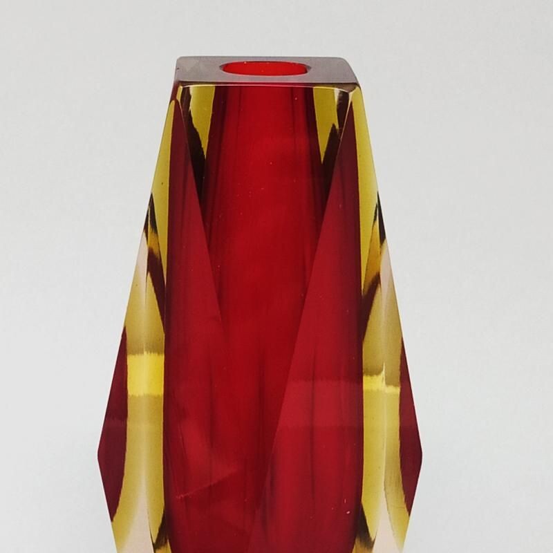 Vintage vase by Flavio Poli for Seguso 1960