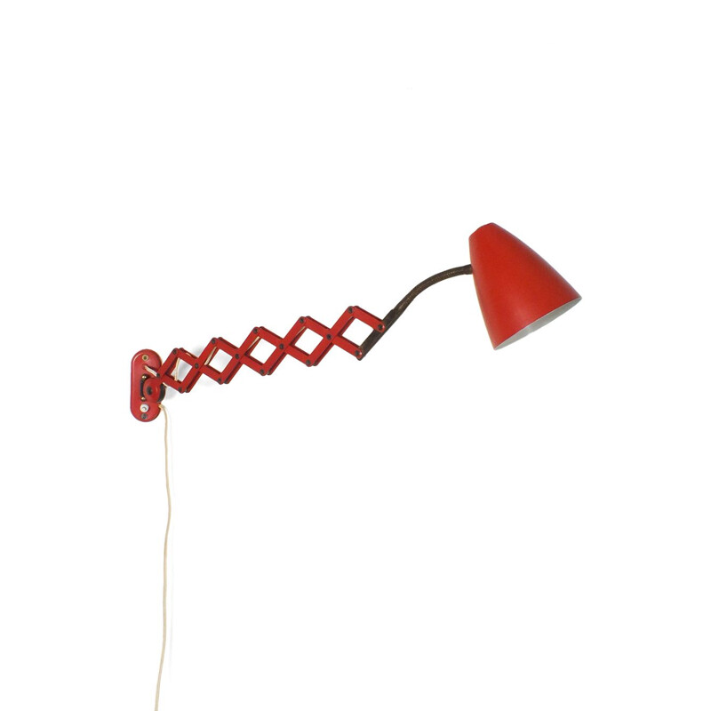 Vintage red scissors applique Hala Zeist, Netherlands