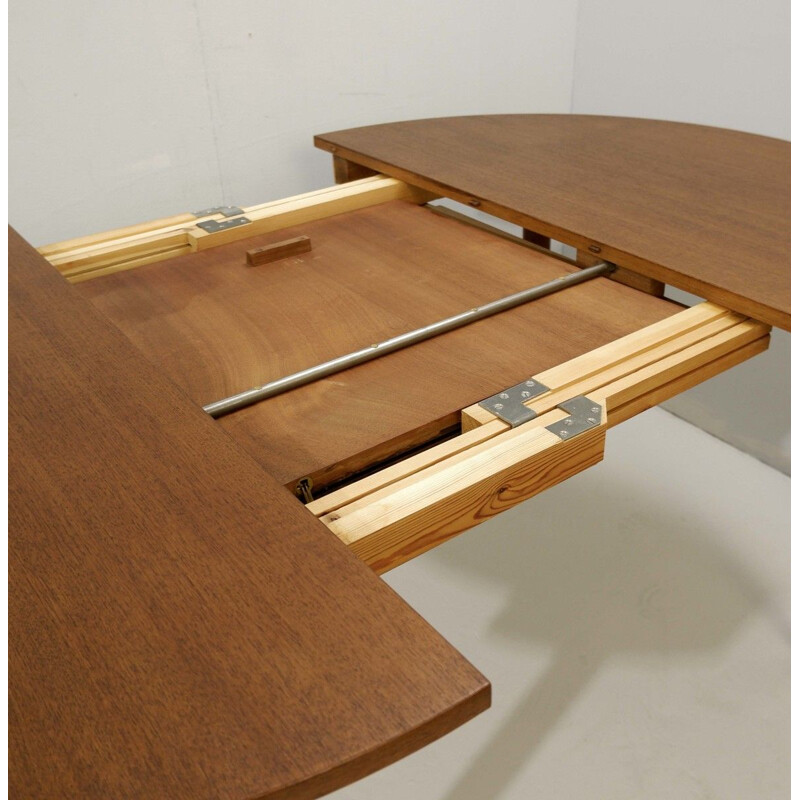 Vintage extensible dining set, Hans Olsen for Frem Røjle, Denmark 1960