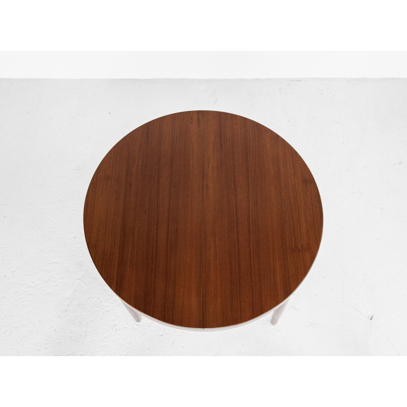 Vintage teak round table by Gudme, Dane 1960