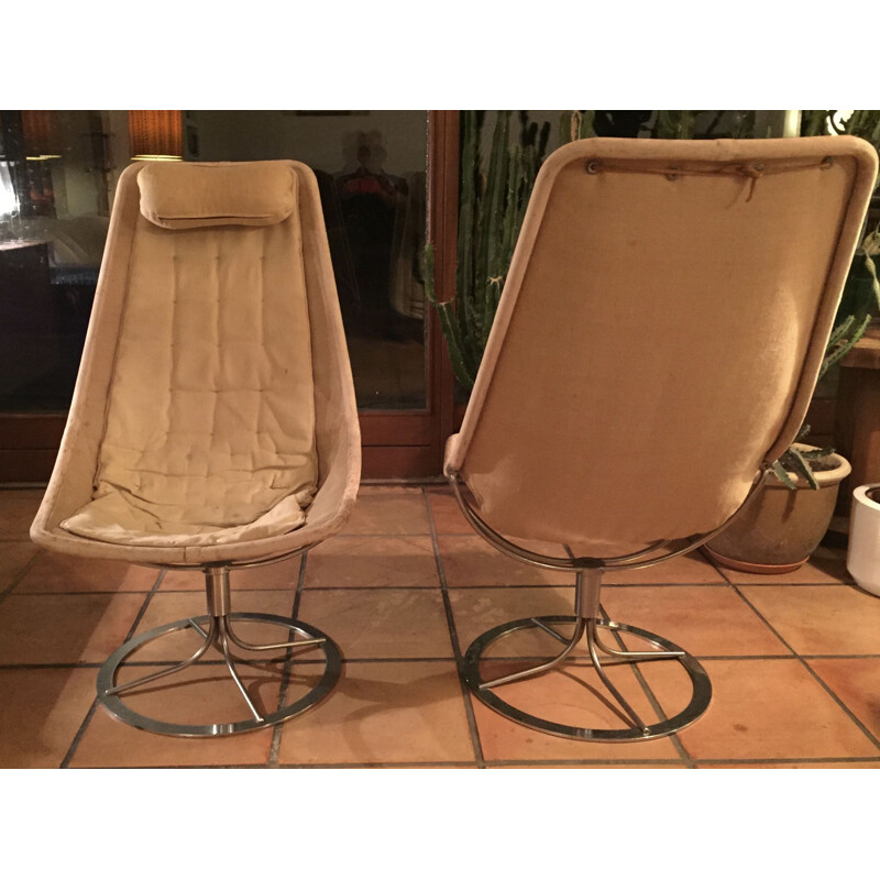 Paire de fauteuils vintage Jetson de Bruno Mathsson pour DUX, 1966
