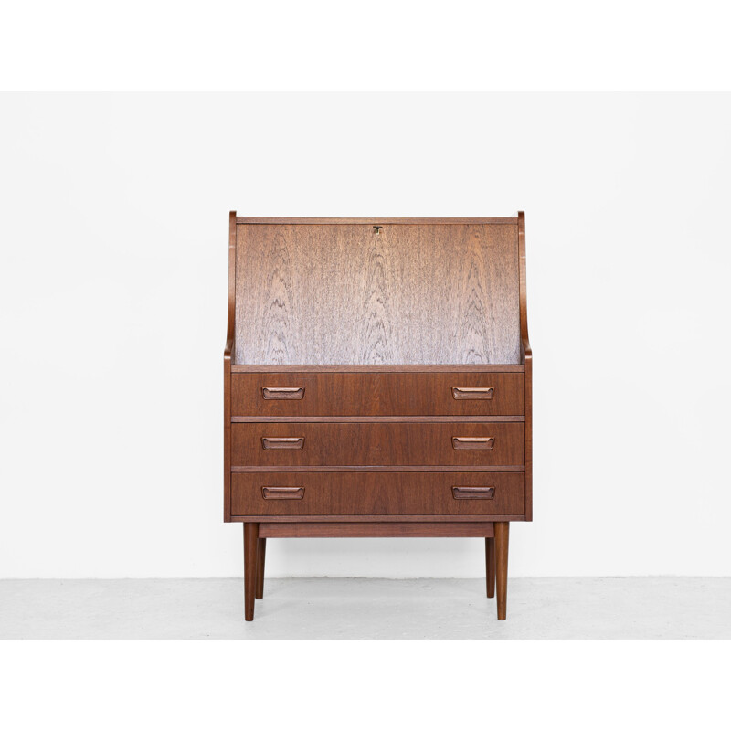 Vintage teak secretary by Tibergaard, Danish 1960