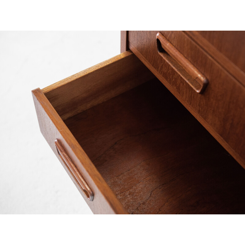 Vintage teak secretary by Tibergaard, Danish 1960