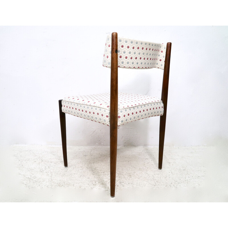 Set of 4 Mid-Century Teak Dining Chairs 1950s