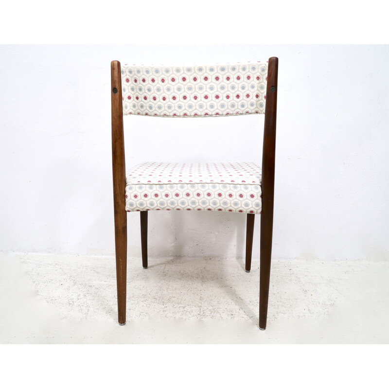 Conjunto de 4 cadeiras de teca vintage 1950