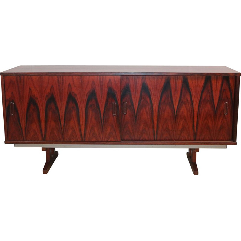 Vintage sideboard with rosewood sliding doors, Denmark 1960