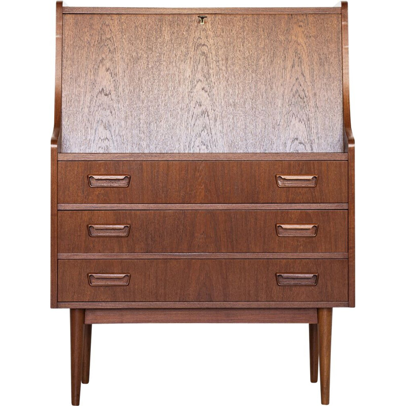 Vintage teak secretary by Tibergaard, Danish 1960