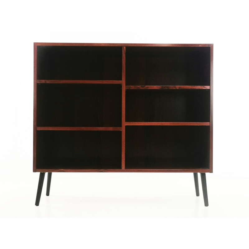 Mid Century Rosewood Bookcase Display Cabinet Danish 1970s