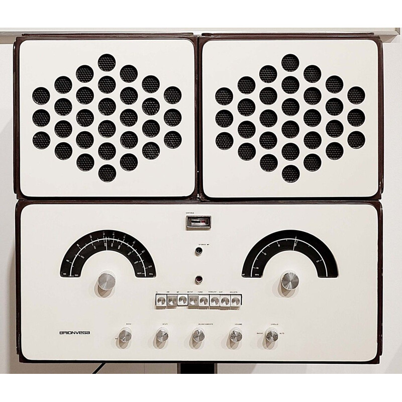 Radiofonografo vintage RR126 de Brionvega par Achille & Pier Giacomo Castiglioni 1960