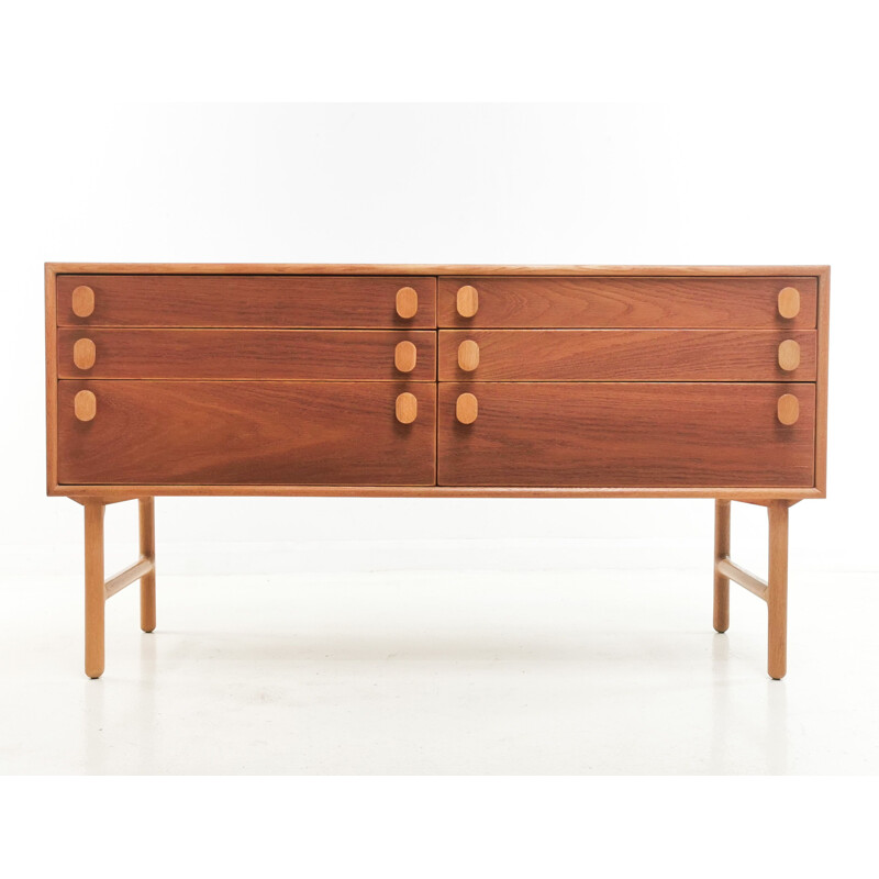 Mid Century Sideboard Oak Chest of drawers by Meredew