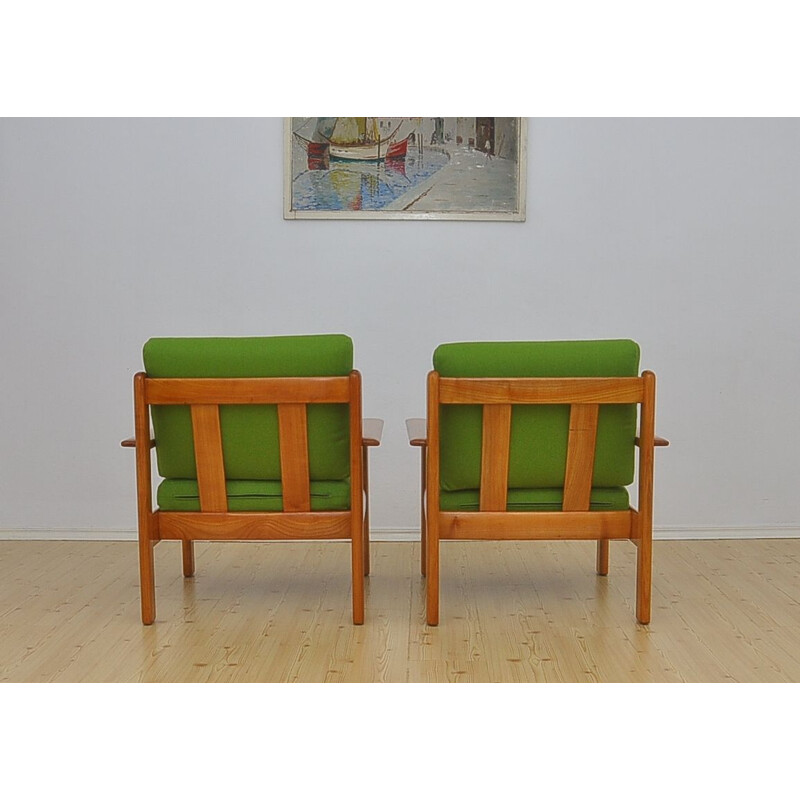 Pair of vintage Armchairs by Knoll Antimott, 1960s