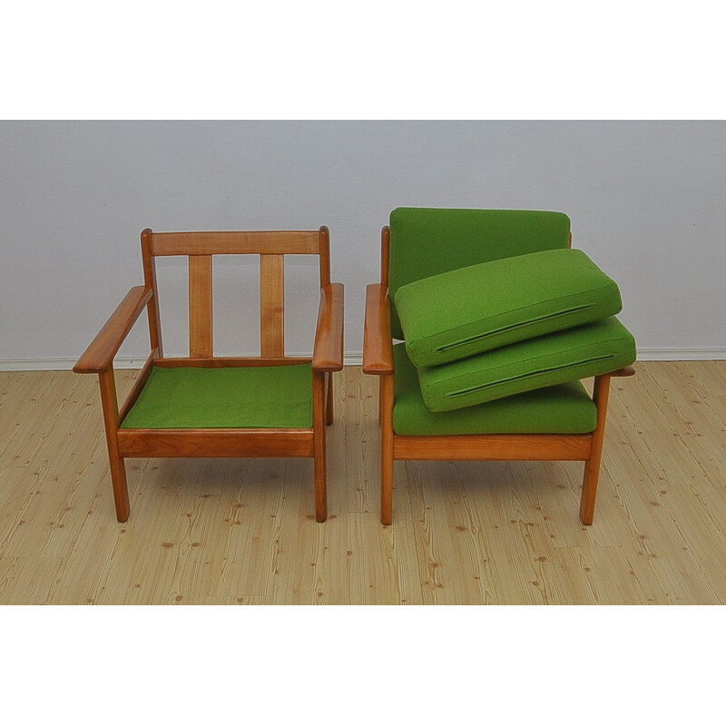 Pair of vintage Armchairs by Knoll Antimott, 1960s