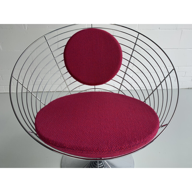 Poltrona Vintage "Wire Cone" de Verner Panton para Fritz Hansen, 1988