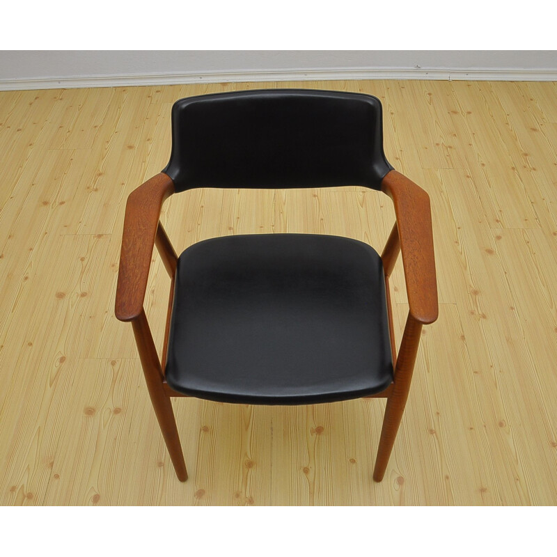 Vintage Desk armchair by Erik Kirkegaard for Høng Stolefabrik, 1950s