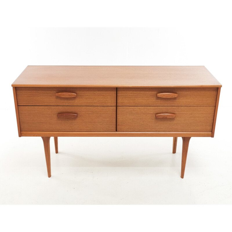 Mid Century teak Sideboard Chest of Drawers, Frank Guille For Austinsuite 1960s