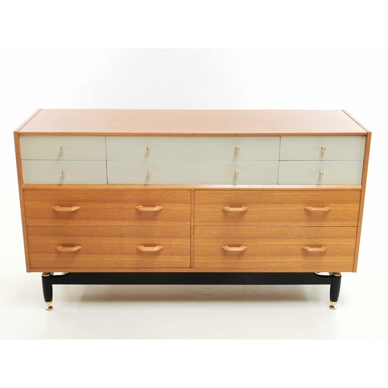 Mid Century Sideboard Chest of Drawers G Plan China White Oak
