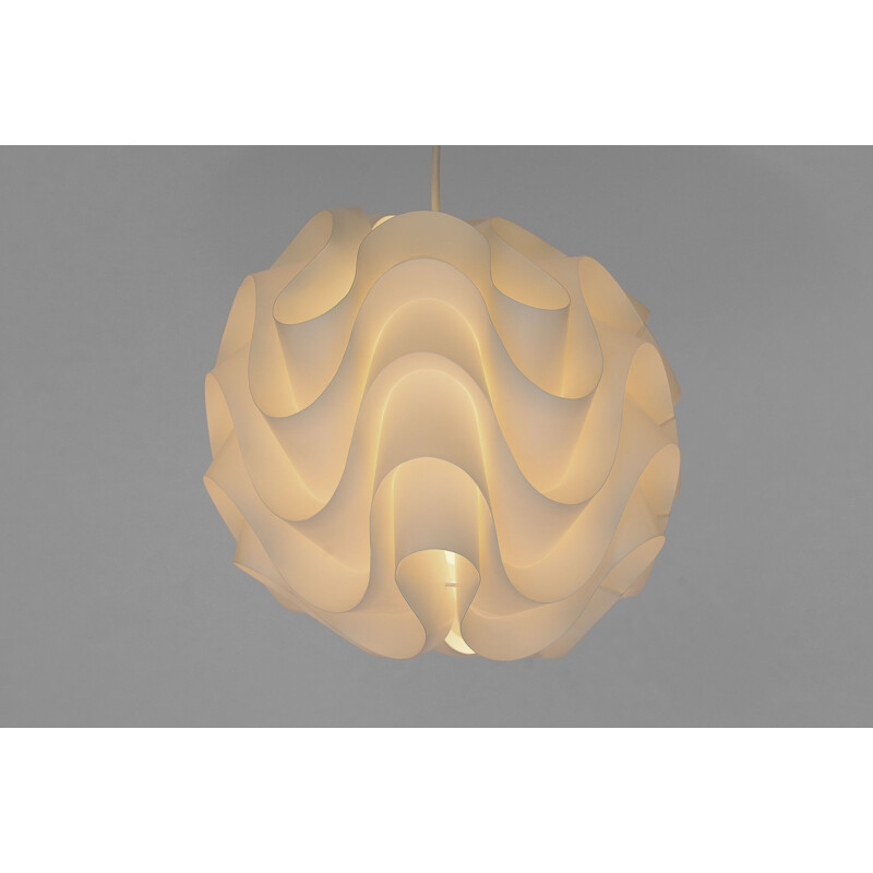 Vintage Pendant light P172 by Poul Christiansen for Le Klint. Denmark 1970s