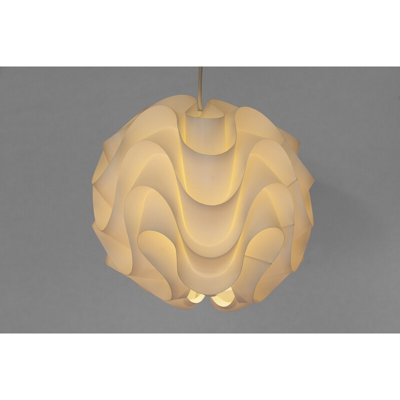 Vintage Pendant light P172 by Poul Christiansen for Le Klint. Denmark 1970s