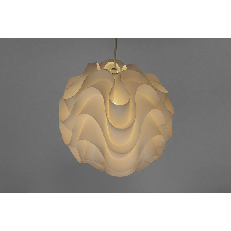 Vintage Pendant light P172 by Poul Christiansen for Le Klint. Denmark 1970s