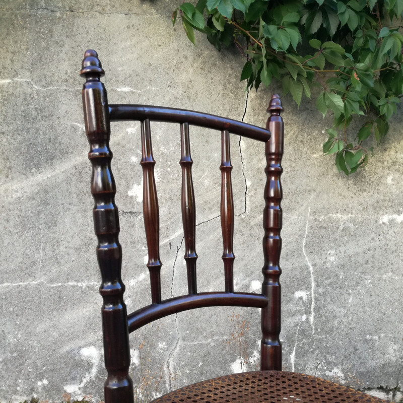 Paire de Chaises  vintage cannées par Fischel  1930