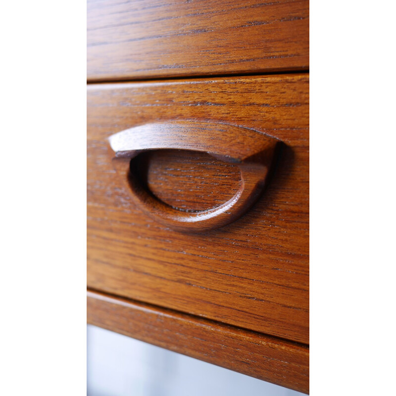 Feldballes Mobelfabrik chest of drawers in teak, Kai KRISTIANSEN - 1960s