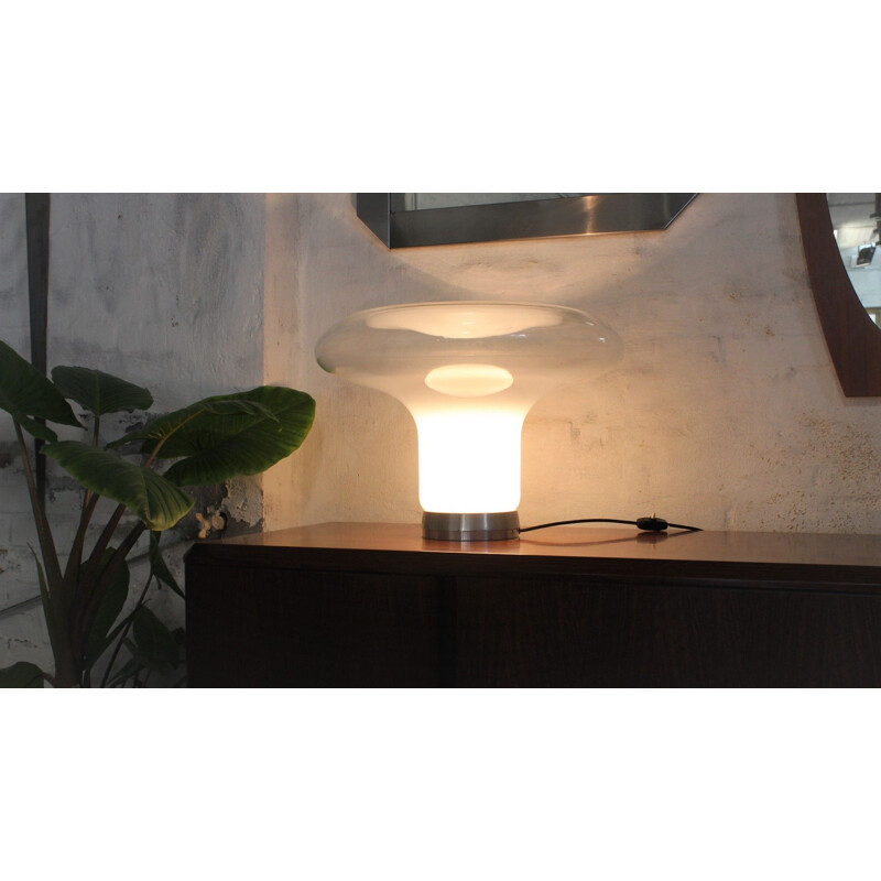 Lampe de table vintage Angelo Mangiarotti Lesbo Artemide 1970