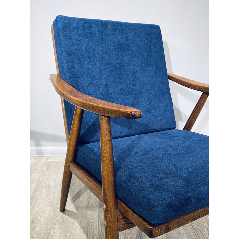 Paire de fauteuils vintage Ton 1960