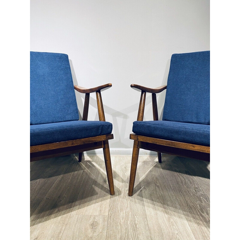 Pair Of vintage Armchairs Ton 1960