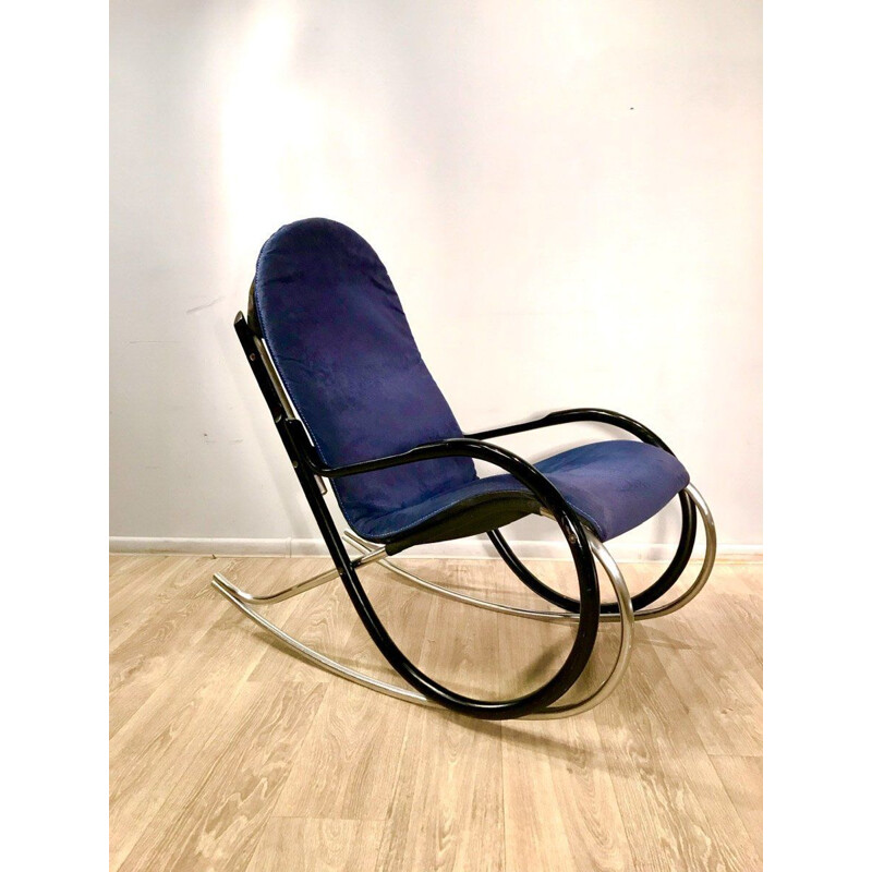 Vintage Nonna Rocking Chair By Paul Tuttle For Strässle, 1970s