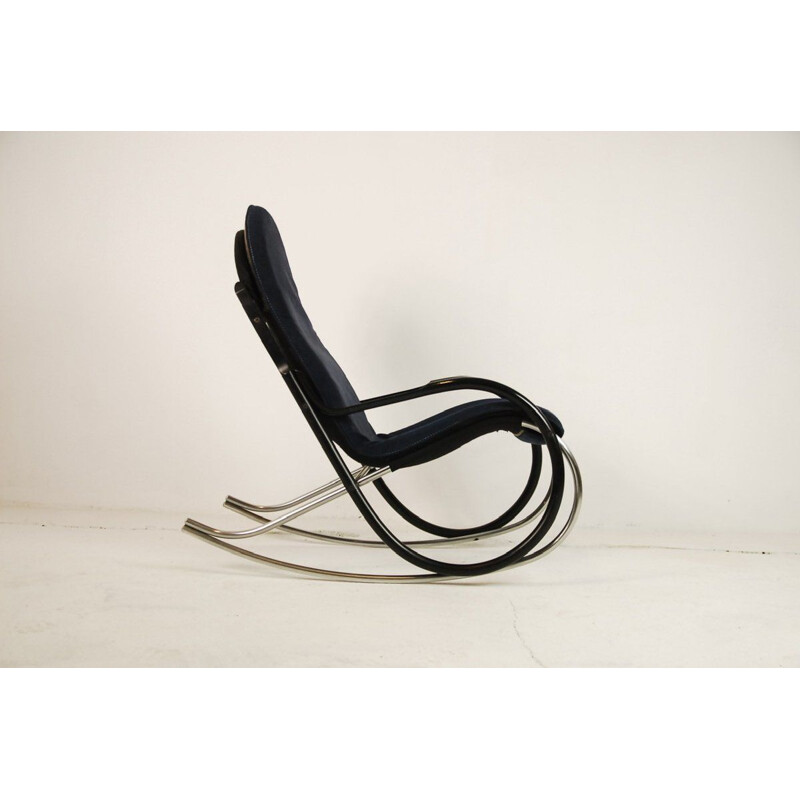 Vintage Nonna Rocking Chair By Paul Tuttle For Strässle, 1970s