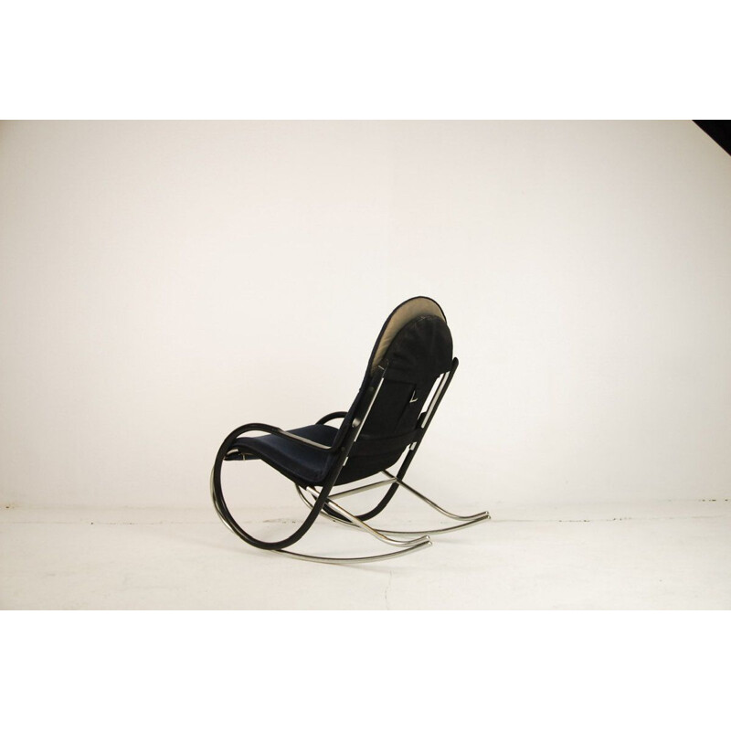 Vintage Nonna Rocking Chair By Paul Tuttle For Strässle, 1970s