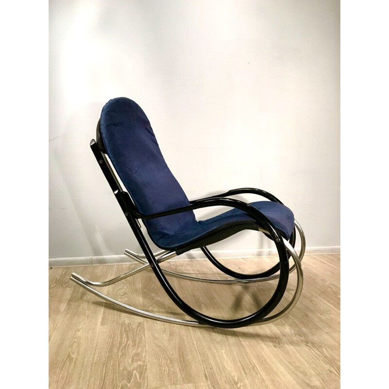 Vintage Nonna Rocking Chair By Paul Tuttle For Strässle, 1970s