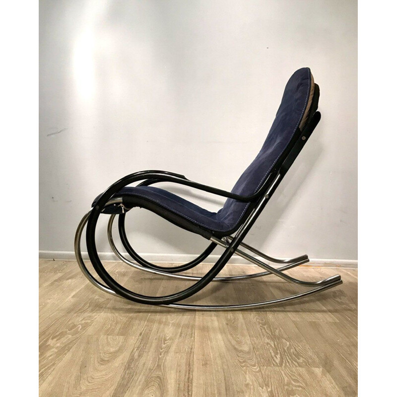 Vintage Nonna Rocking Chair By Paul Tuttle For Strässle, 1970s