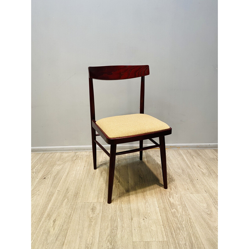 Set Of 4 vintage Chairs Mahogany Rosewood  1960